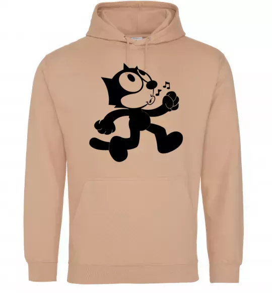 Мужская толстовка (худи) Felix Cat Песочный фото