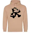 Мужская толстовка (худи) Felix Cat Песочный Мужская толстовка (худи) Felix Cat Песочный фото