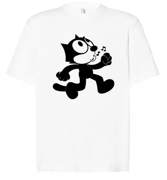 Футболка Оверсайз Felix Cat Білий фото