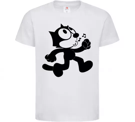 Детская футболка Felix Cat Белый фото
