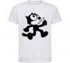 Детская футболка Felix Cat Белый фото