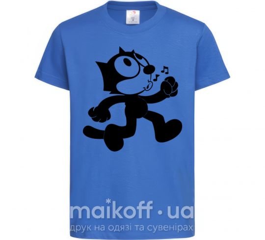 Детская футболка Felix Cat Ярко-синий фото