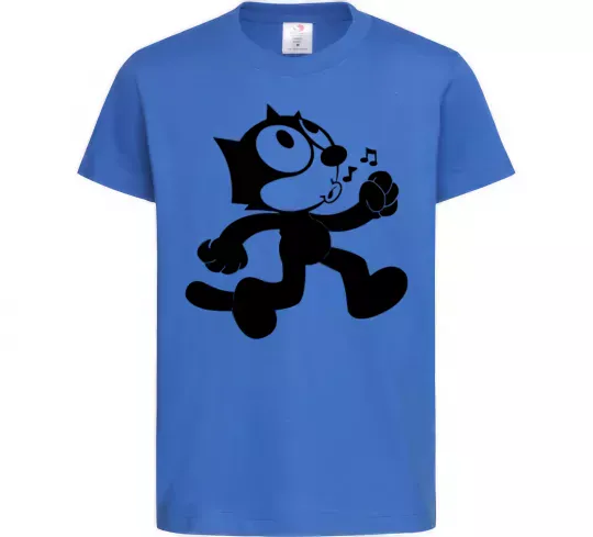 Детская футболка Felix Cat Ярко-синий фото