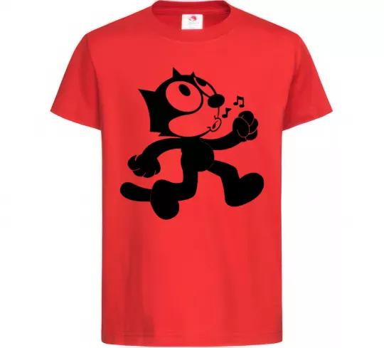 Детская футболка Felix Cat Красный фото