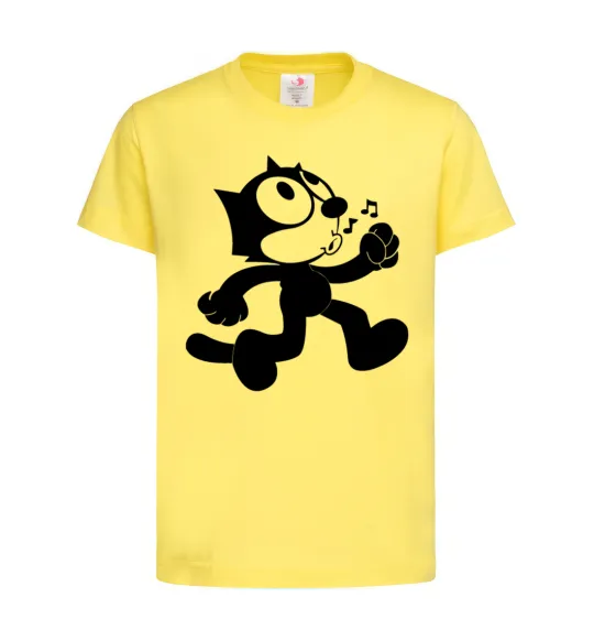 Детская футболка Felix Cat Лимонный фото