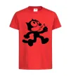 Детская футболка Felix Cat Красный фото
