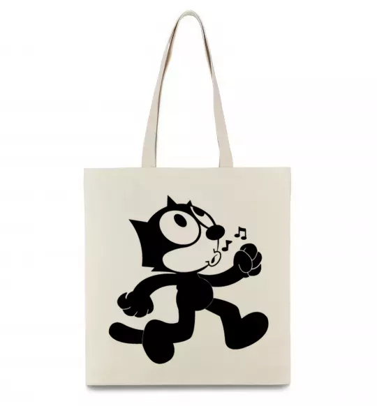 Еко-сумка Felix Cat Бежевий фото