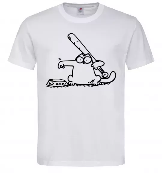 Мужская футболка Need some food Белый фото