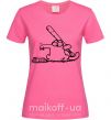Женская футболка Need some food Ярко-розовый фото