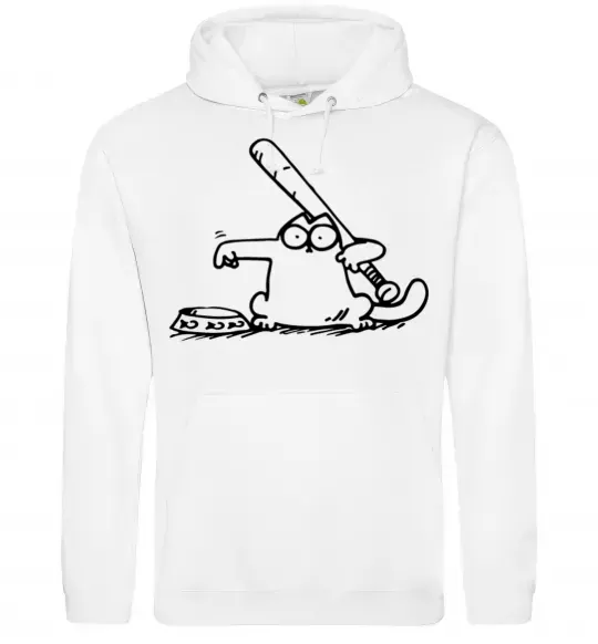 Женская толстовка (худи) Need some food Белый фото