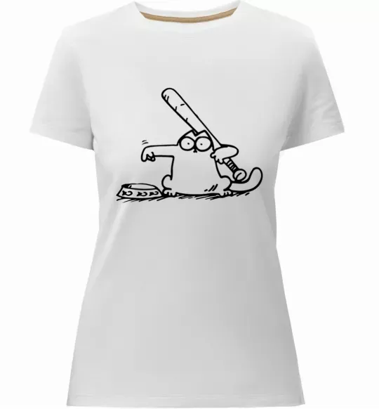 Женская премиум футболка Need some food Белый фото