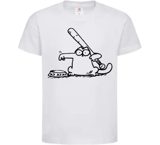 Детская футболка Need some food Белый фото