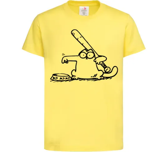 Детская футболка Need some food Лимонный фото