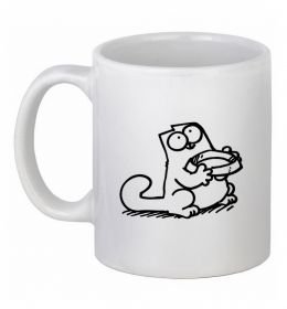 Чашка керамічна Give me food