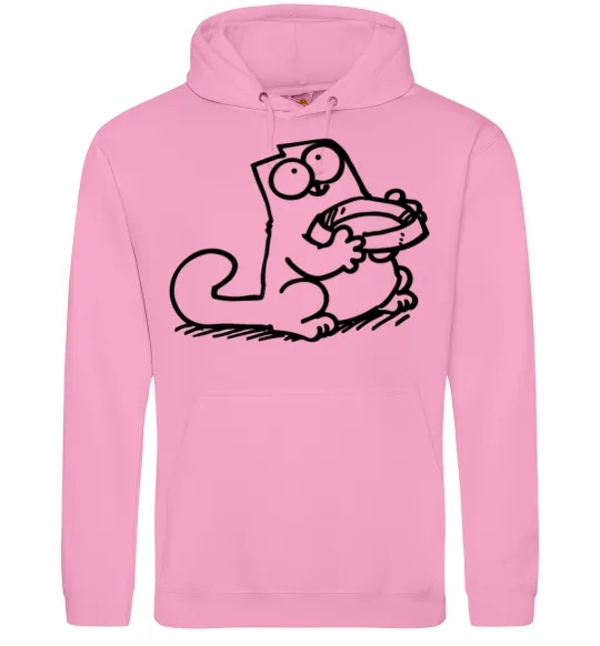 Женская толстовка (худи) Give me food Розовый фото