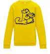 Детский Свитшот Give me food Солнечно желтый Детский Свитшот Give me food Солнечно желтый фото