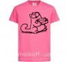 Детская футболка Give me food Ярко-розовый фото