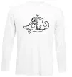 Лонгслив Love cat Белый Лонгслив Love cat Белый фото