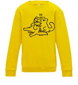 Детский Свитшот Love cat