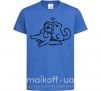 Детская футболка Love cat Ярко-синий фото