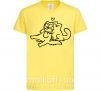 Детская футболка Love cat Лимонный фото