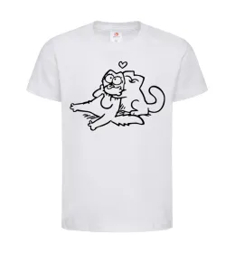 Детская футболка Simon cat and kitten Лимонный фото