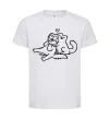 Дитяча футболка Love cat Білий фото