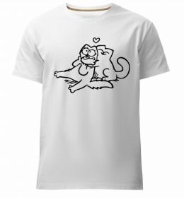 Чоловіча преміум футболка Love cat