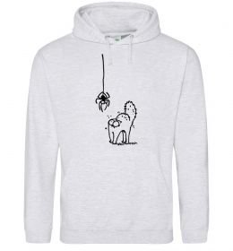 Чоловіча толстовка (худі) Spider and cat