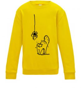 Дитячий світшот Spider and cat