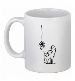 Чашка керамічна Spider and cat Чашка керамічна Spider and cat