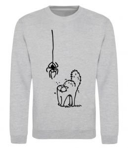 Світшот Spider and cat