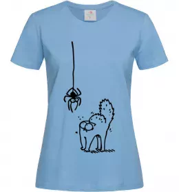 Женская футболка Paint Ярко-синий фото Женская футболка Paint Ярко-синий фото