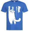 Чоловіча футболка Simon's cat oops Яскраво-синій фото