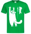 Чоловіча футболка Simon's cat oops Зелений фото