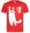 Чоловіча футболка Simon's cat oops Червоний фото
