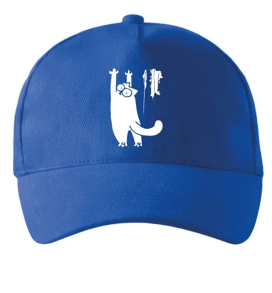 Кепка Simon's cat oops Яскраво-синій фото