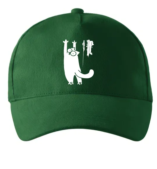 Кепка Simon's cat oops Темно-зелений фото