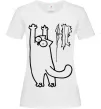 Жіноча футболка Simon's cat oops Білий фото
