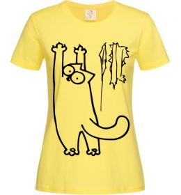 Женская футболка Simon's cat oops