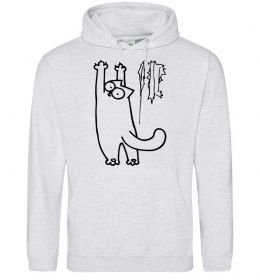 Женская толстовка (худи) Simon's cat oops