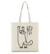 Эко-сумка Simon's cat oops Бежевый фото