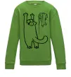 Детский Свитшот Simon's cat oops Лаймовый фото