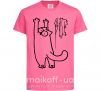 Дитяча футболка Simon's cat oops Яскраво-рожевий фото