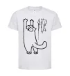 Детская футболка Simon's cat oops Белый фото