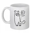 Чашка керамическая Simon's cat oops Белый фото