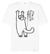 Футболка Оверсайз Simon's cat oops Белый фото