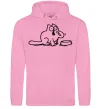 Чоловіча толстовка (худі) Simon's cat hangry Рожевий фото