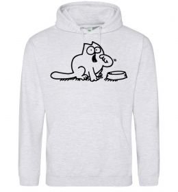 Мужская толстовка (худи) Simon's cat hangry