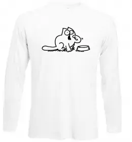 Лонгслив Hungry Белый фото Лонгслив Hungry Белый фото